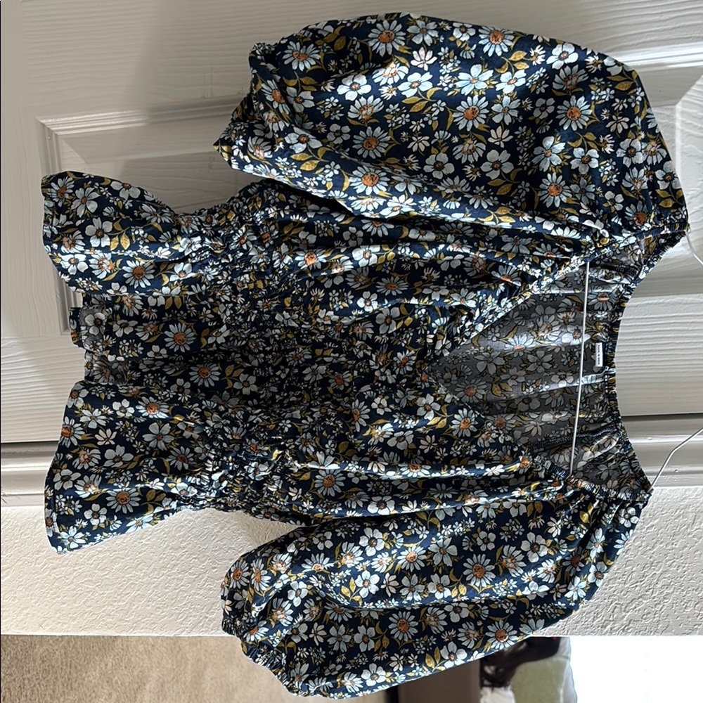 Floral Puff Sleeve Blouse